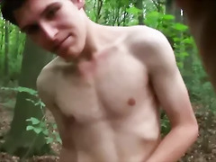 CZECH HUNTER 444 - Straight Teen Picked Up & Sucks A Fat Cock In The Woods